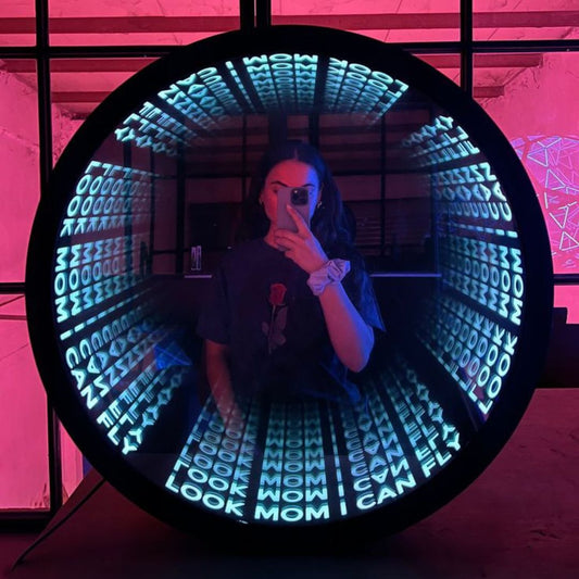 Enseigne LED Miroir Infinity